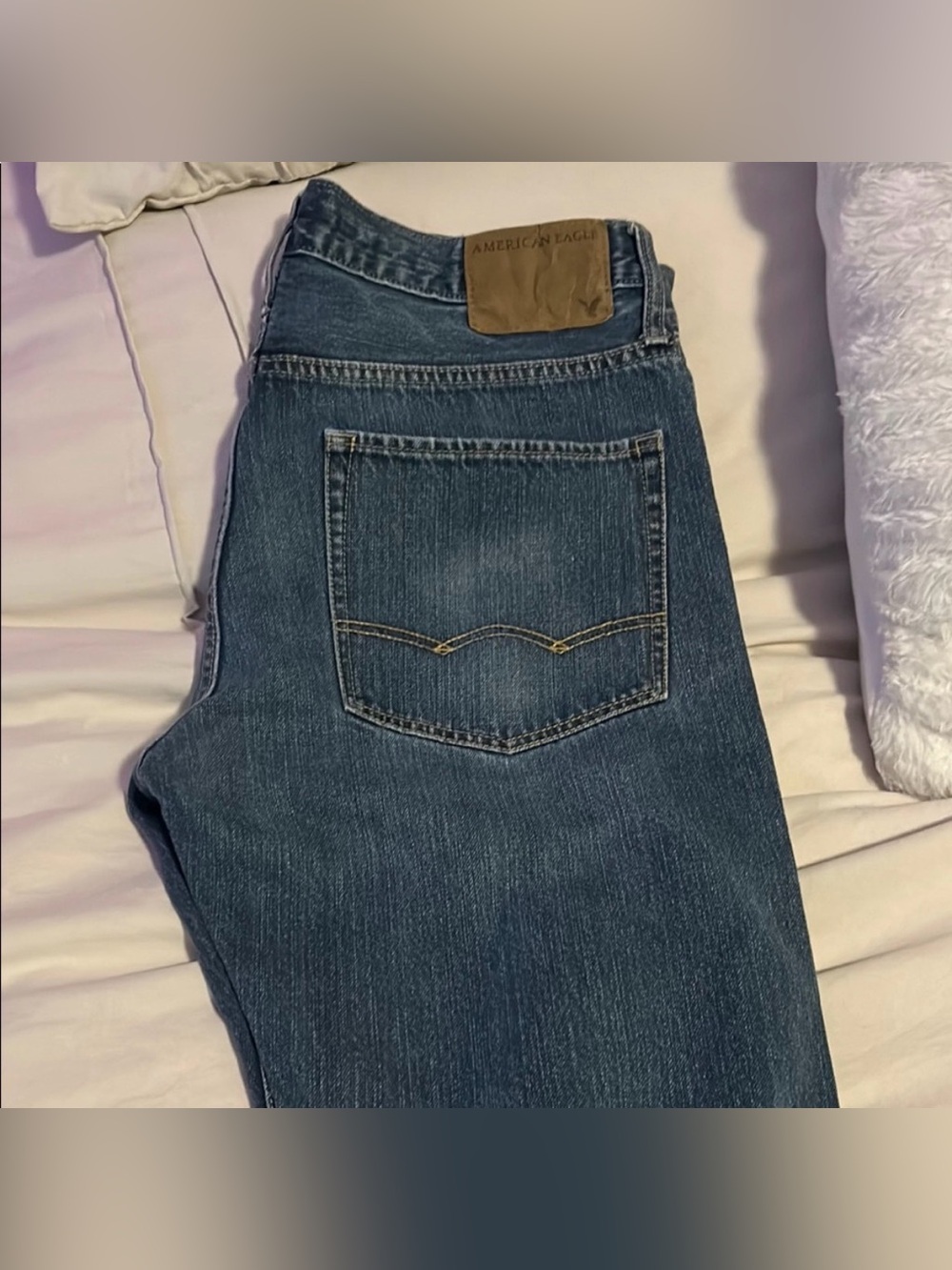 American Eagle Outfitters Men's Relaxed fit Blue Jeans